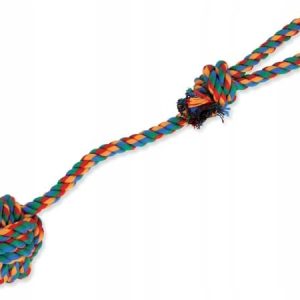 Zabawka Gryzak Sznur Z Piłką I Uchwytem 35 CM - 1 zdjęcie