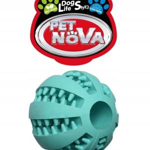Zabawka piłka miętowa czyści zęby psa Pet Nova 5cm - 1 zdjęcie