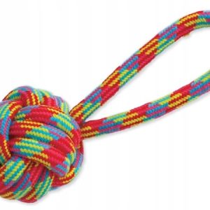Zabawka Piłka Na Sznurku Sznur Gryzak dla psa 21cm - 1 zdjęcie
