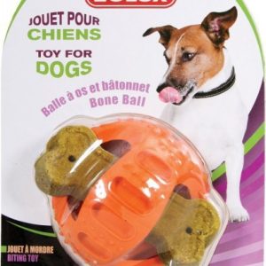 Zolux 480371ASS Piłka kauczukowa na kość 9,5 cm - 1 zdjęcie