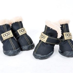 Zolux Buty dla psa T4 (5,5 x 4,5 cm, wysokość cholewki 8 cm) kol. czarny - 4 szt. Dostawa GRATIS od 99 zł + super okazje - 1 zdjęcie