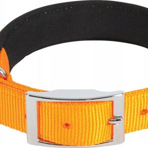 Zolux Obroża nylon Komfort 45 cm/20 mm kol. pomara - 1 zdjęcie