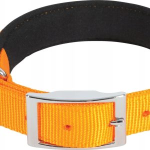 Zolux Obroża nylon Komfort 60 cm/25 mm kol. pomara - 1 zdjęcie