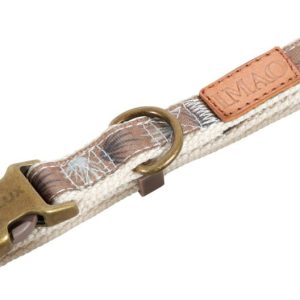 Zolux Obroża regulowana IMAO Taiga dla psa rozm 20mm kolor brązowy nr kat 466784CHO - 1 zdjęcie