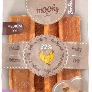 Zolux Przysmak Mooky Premium Jerkies drób Medium 4 szt - 1 zdjęcie