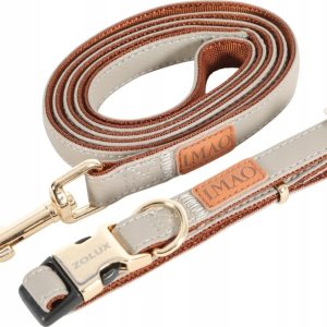 Zolux Smycz Imao Mayfair 15 mm/1,2 m kol. szary - 1 zdjęcie