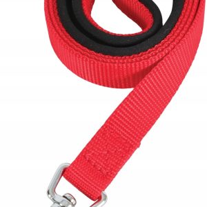 Zolux Smycz nylon Komfort 1 m/20 mm kol. czerwony - 1 zdjęcie