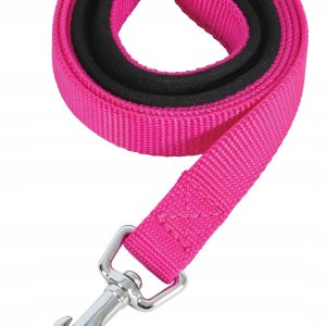 Zolux Smycz nylon Komfort 1 m/20 mm kol. fuksja - 1 zdjęcie