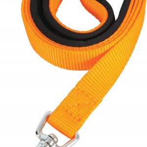Zolux Smycz nylon Komfort 1 m/25 mm kol. pomarańcz - 1 zdjęcie