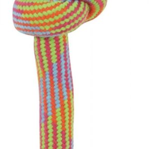 Zolux Zabawka sznurowa 2 węzły kolorowa 25 cm - 1 zdjęcie