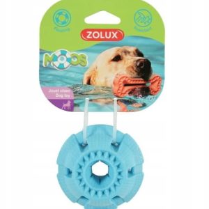 Zolux Zabawka Tpr Moos piłka 9,5 cm niebieska - 1 zdjęcie