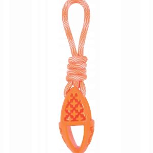 Zolux Zabawka Tpr Samba owalna ze sznurem 28cm pom - 1 zdjęcie
