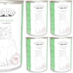 Abart Abart Cat with Rabbit - 60% mięsa - Królik w sosie 48x415g 11951 - 1 zdjęcie