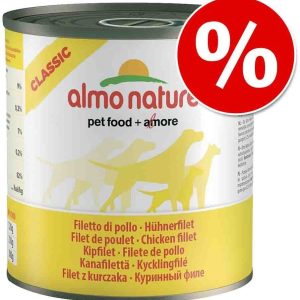 Almo Nature Classic 6 X 280 G / 290 G - Tuńczyk Z Kurczakiem 290 G - 1 zdjęcie