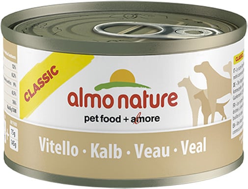 Almo Nature Classic Dog Veal cielęcina) puszka 95g - 1 zdjęcie