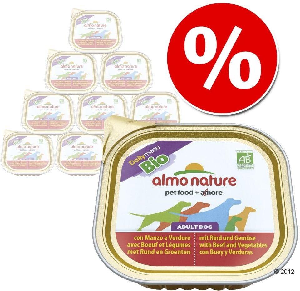 Almo Nature Classic Korzystny Pakiet Almo Nature Bio Paté, 18 X 300 G, W Super Cenie! - Z Kurczakiem I Ziemniakami - 1 zdjęcie