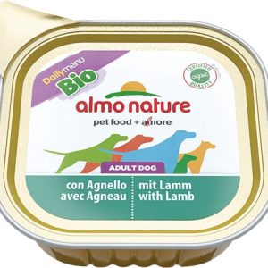 Almo Nature Daily Menu BIO Dog Jagnięcina szalka 24x100g - 1 zdjęcie