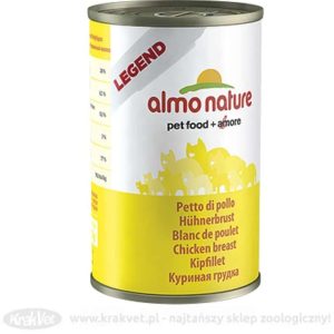 Almo Nature Tuńczyk z kukurydzą puszka 140g - 1 zdjęcie