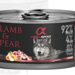 Alpha Spirit mokra jagnięcina z gruszką 150g - 1 zdjęcie