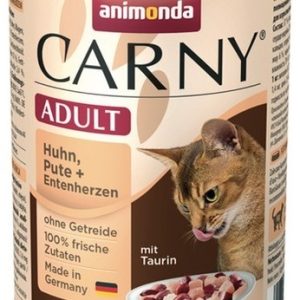 Animonda Carny Carny Adult Kurczak + Indyk + Kacze serca puszka 400g MS_15762 - 1 zdjęcie