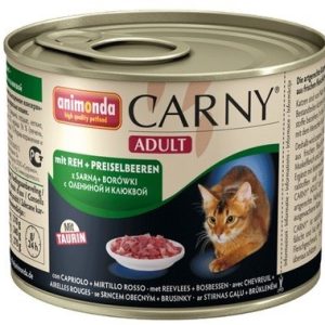 Animonda Carny Cat Adult Dziczyzna + Borówka Puszka 200G - 1 zdjęcie
