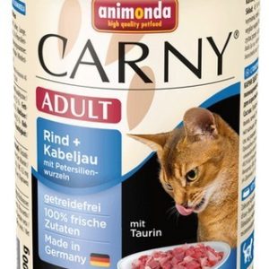 Animonda Carny Cat Adult Wołowina, Dorsz + Korzeń Pietruszki Puszka 400G - 1 zdjęcie