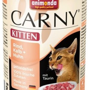 Animonda Carny Kitten Wołowina + Cielęcina + Kurczak Puszka 400G - 1 zdjęcie