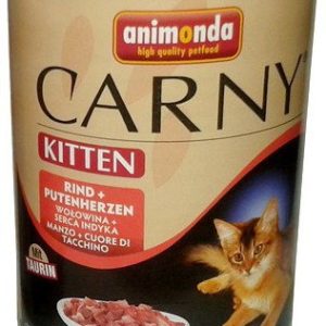 Animonda Carny Kitten Wołowina + Serca indyka Puszka 400g - 1 zdjęcie