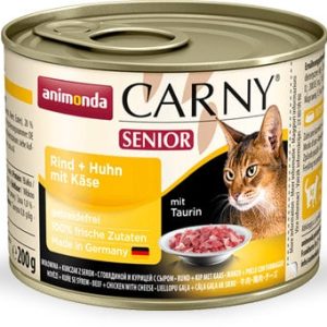 Animonda Carny Senior wołowina i kurczak z serem 200g KANI060_PAK12 - 1 zdjęcie