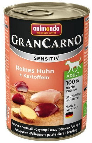 Animonda Gran Carno Sensitiv Kurczak + ziemniaki 400g 12314 - 1 zdjęcie
