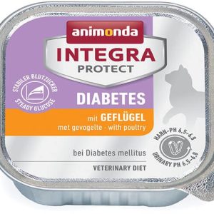 Animonda Integra Protect Diabetes dla kota smak kurczak tacka 100g - 1 zdjęcie