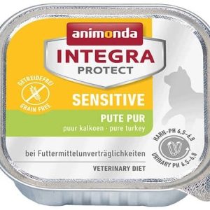 Animonda Integra Protect Sensitive dla kota smak indyk tacka 16x100g - 1 zdjęcie