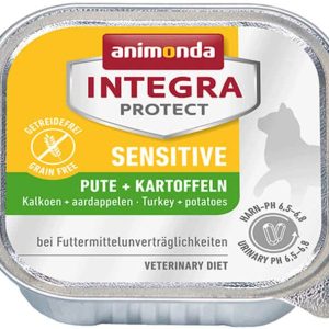Animonda Integra Protect Sensitive dla kota smak indyk z ziemniakami tacka 100g - 1 zdjęcie