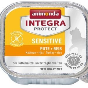 Animonda Integra Protect Sensitive Dla Kota - Z Indykiem I Ryżem Tacka 100G - 1 zdjęcie