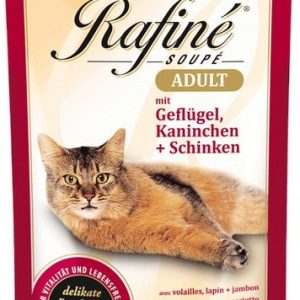 Animonda Rafine Rafiné Soupé Adult Drób i Królik + szynka saszetka 100g - 1 zdjęcie