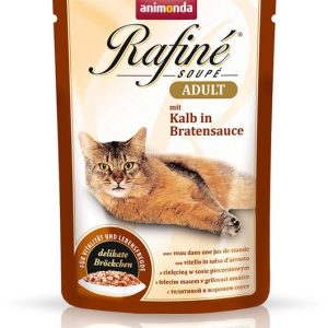 Animonda Rafine Soupe Adult cielęcina w sosie pieczeniowym 100g KANI115_PAK12 - 1 zdjęcie