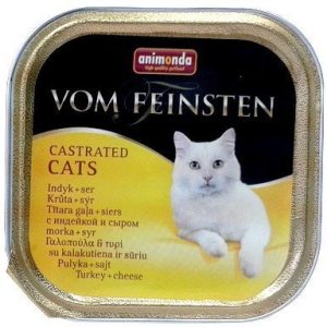 Animonda Tacka Castrated Cats z Indykiem i Serem tacka 100g 2324 - 1 zdjęcie