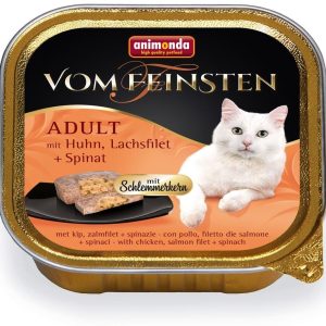 Animonda Vom Feinsten Adult z nadzieniem 6 x 100 g Indyk pierś z kurczaka i zioła - 1 zdjęcie