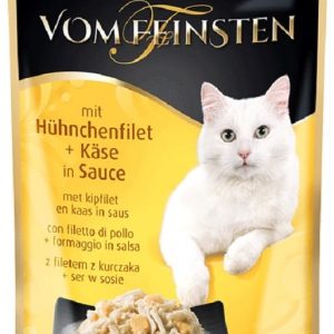 Animonda Vom Feinsten Classic Cat smak filet z kurczaka + ser w sosie saszetka 24x50g - 1 zdjęcie