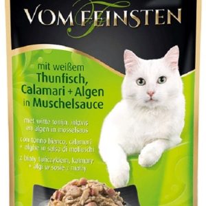 Animonda Vom Feinsten Classic Cat smak tuńczyk kalmary + algi w sosie z małży saszetka 24x50g - 1 zdjęcie
