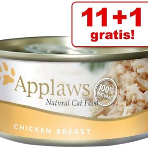Applaws 11 + 1 gratis! karma dla kota 12 x 156 g Filet z tuńczyka z krewetkami - 1 zdjęcie