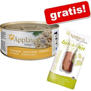 Applaws w galarecie & bulionie 24 x 70 g + przysmak Cat polędwica z tuńczyka 30 g gratis! Wybór rybny w bulionie - 1 zdjęcie