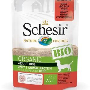 Bento Kronen Schesir Dog Bio 85 g karma mokra dla psa wołowina 85g - 1 zdjęcie