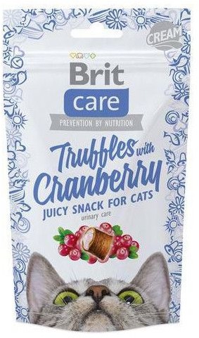 BRIT BRIT Care Cat Snack Truffles Cranberry 50g DARMOWA DOSTAWA OD 95 ZŁ! - 1 zdjęcie
