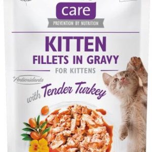 Brit Care Cat Fillets in gravy with tender turkey 85 g filety indyka w sosie - 1 zdjęcie