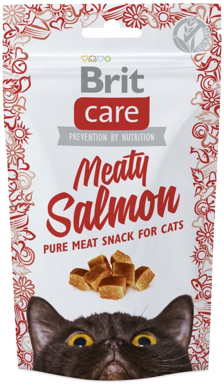 BRIT CARE cat SNACK  MEATY SALMON - 1 zdjęcie