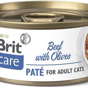 Brit Care Kot Care Cat Beef with Olives Mokra karma z wołowiną i oliwkami 70g - 1 zdjęcie