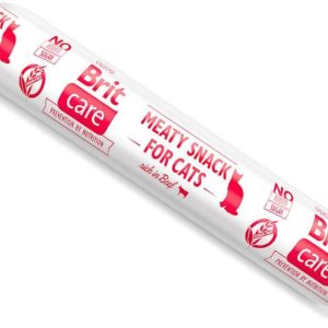 Brit Care Kot Care Cat Meaty Snack Rich in Beef (Sausage) Mokra Karma z kurczakiem i wołowiną 80g - 1 zdjęcie