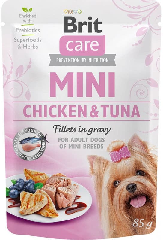 Brit Care Pies Care MINI Chicken&Tuna Karma z kurczakiem i tuńczykiem dla psa 85g - 2 zdjęcie