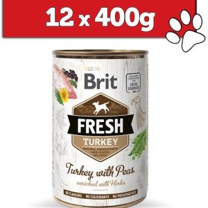 Brit Fresh Turkey with Peas 400g - 1 zdjęcie